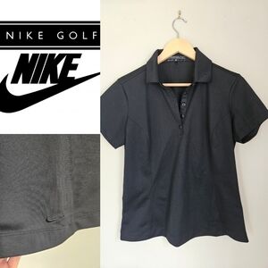 Black Nike golf polo dri  fit size M
